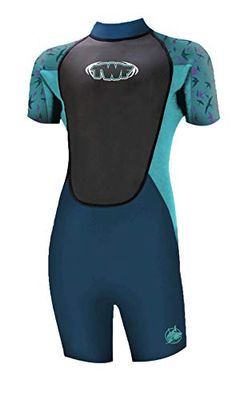 TWF Unisex-Youth XT3 Short Wetsuit, Swallows, K12