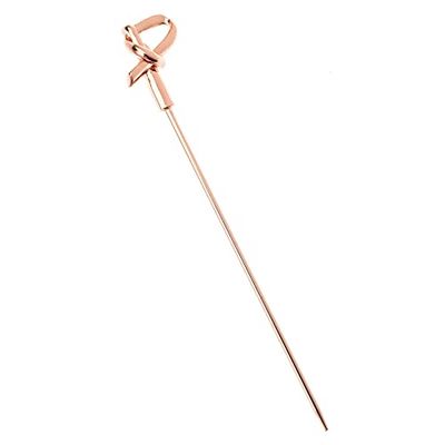 Barfly Cocktail Picks Copper Bamboo Knot Top (12 Count)