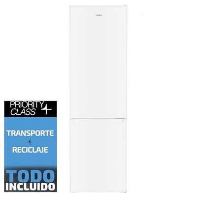 SAUBER - Frigorífico Combi SERIE 3-FC17524WH - E - 180 x 55 cm - 262 litros - Iluminación LED - Tirador Integrado - ENTREGA Y RETIRADA USADO EN DOMICILIO INCLUIDA
