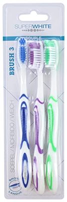 PROWHITE - brosse a dent souple - lot de 3