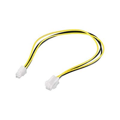 Goobay 51359 ATX12 P4 PC Power Extension Cable, 0.2m Length