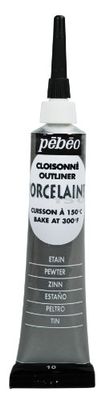 Pebeo 6-Piece 20ml Porcelaine 150 China Paint Cloisonne 20ml - Pewter,Pewter, 036-010, Grey