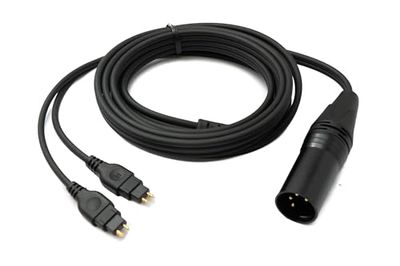 System-S Cable de repuesto 2 m XLR 4 pines macho para auriculares Sennheiser HD 660 650 600 580 adaptador