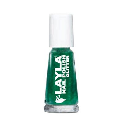 LAYLA SMALTO GLITTER VERDE