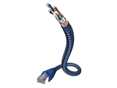 in-akustik CAT6 Premium II Câble Patch avec Ethernet 2 m
