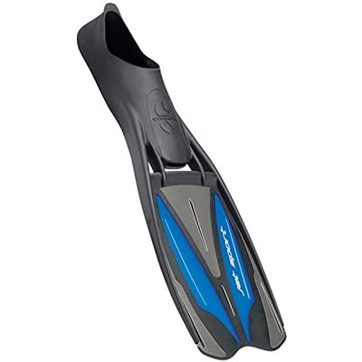 Scubapro Unisex Jet Sport Open Heel SCUBA Dive Fins, blauw