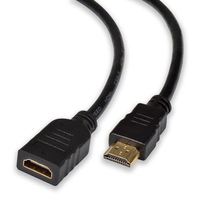 AV Link Câble d'extension HDMI 4K haute vitesse 0,5 m femelle vers mâle Compatible Dolby TrueHD et 4K UHD