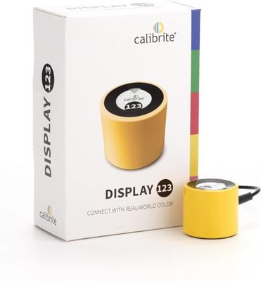 Calibrite Display 123 - Sonde de Calibration d’écran Convivial garantit des Couleurs fidèles avec Une précision sans Effort