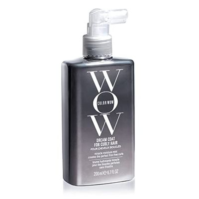 Color Wow Dream Coat Curly Hair Stylingspray, anti-frizz-spray lockigt hår, ultralätt glansspray lockar för stöd och glans, innovativ leave-in-spray, 200 ml