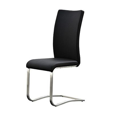 Robas Lund chaise à bascule Set Arco de 2 acier inoxydable noir 43x 103x 52 cm