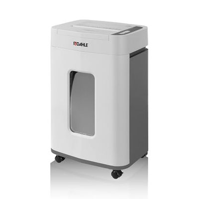 Dahle ShredMATIC 150 Papierversnipperaar met autofeed (150 vellen, P-4 snijder, 24L opvangbak, onderhoudsvrij) grijs