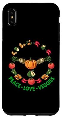 Peace love Veggies Microgreens Make Everything Better Case for iPhone XS Max