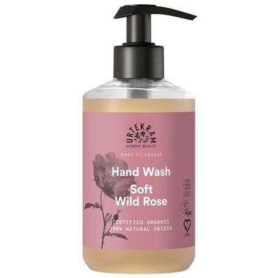 Urtekram Hand Wash - Moisturizing - Wild Rose - 300 ml, Vegan, Organic, Natural Origin