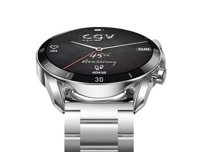 CGV | Geko Watch R Silver Smartwatch met AMOLED HD 466 x 466 display, 1,43 inch, Bluetooth 5.3-oproepen, 10 dagen batterijduur, 100 sportmodi, IP68 waterdicht, met gezondheidsmonitor | Android/iOS