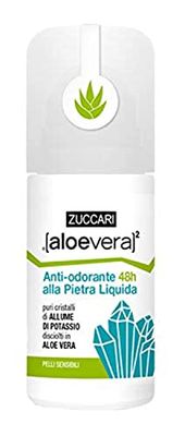 ZUCCARI Anti-odorante 48h Alla Pietra Liquida - Roll-on, 50 Millilitro