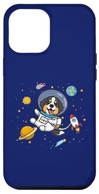 Kids Girls Boys Kawaii Space Bernese Mountain Dog Lover Coque pour iPhone 12 Pro Max