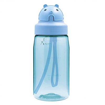 Laken OBY kinderdrinkfles van Tritan, met rietje, 0,45 l, blauw