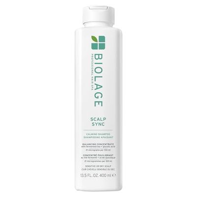 Biolage Scalp Sync Calming Shampoo, Balances Scalp's Moisture, Enriched With Glycolic Acid, For Dry or Sensitive Scalps, 400ml