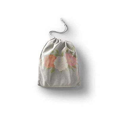 Bonamaison Printed Cotton Produce Bag with Drawstring, Reusable Grocery Bag, Biodegradable Eco-Friendly Bags, Travel Pouch, Sachet Bags, Shopping Bag, Eco Friendly, Foldable, Size: 40x50 Cm
