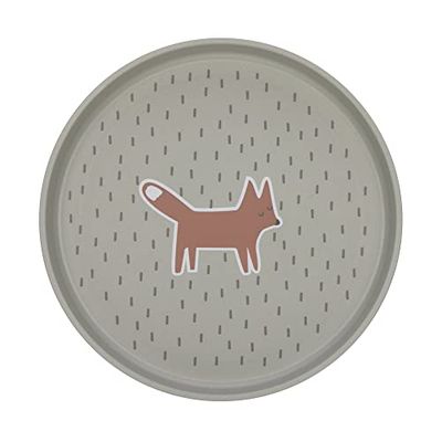 LÄSSIG Barntallrik utan melamin, BPA-fri, för diskmaskin och mikrovågsugn/Plate Little Forest Fox