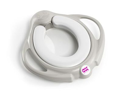 OKBABY Pinguo Soft - urinol de aprendizagem com assento confortável e ergonómico - para crianças pequenas - cinzento
