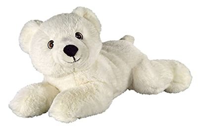 Bauer Spielwaren- I Like My Planet Eisbär Plüschtier aus recyceltem Material Animal en Peluche, 12939, Blanc