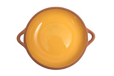 Dexam Sintra Large Glazed Terracotta Tapas Dish - Ochre