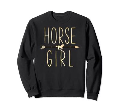 Horse Girl I Love My Horses Equestrian Horseback Riding Felpa