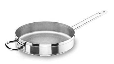 LACOR Chef Luxe Sauteuse, rostfritt stål, silver, 36 cm