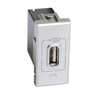 Cargador USB Bticino Axolute HC4285C1 Tech 1 modulo