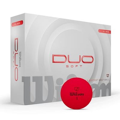Wilson Palline da golf Duo Soft, Rosso