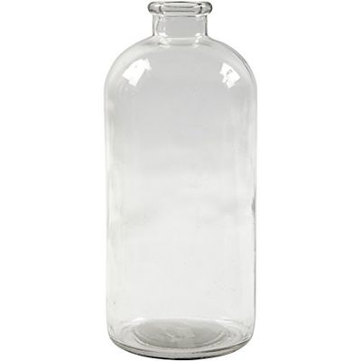 Apoteksflaska, H: 24,5 cm, D: 10,5 cm, 6 st, hålstorlek 2,6 cm