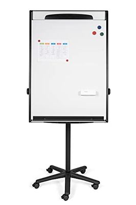 Bi-Office Cavalletto Magnetico Mobile Design, 700 x 1000, Nero