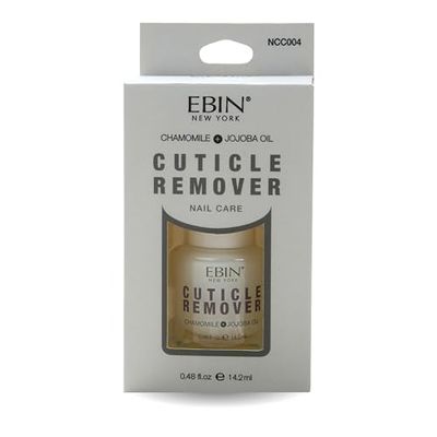 EBIN NEW YORK Nail Care Collection Cuticle Remover - Cuticle Softer for Nails, Gives Hydrating, Moisturizing with Chamomile & Jojoba Oil Infused