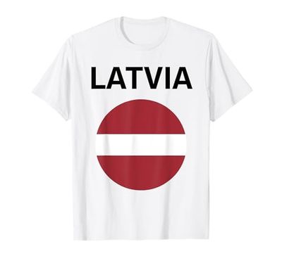 Bandiera Lettonia Moderna Maglietta