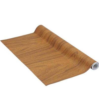 Venilia Folha adesiva, nogueira francesa aspeto castanho, 45 cm x 3 m, espessura 95 μ, vinil autocolante para móveis ou cozinha, papel de parede decorativo, PVC sem ftalatos, fabricado na UE
