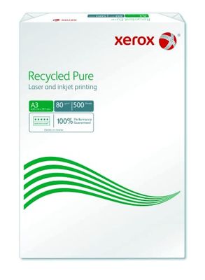 Xerox Recycled 003R98105 Pure 003R90652 Printer Paper DIN A3 80 g/M² 500 Sheets White