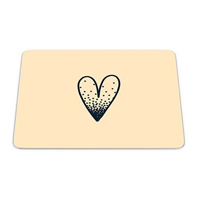 Bonamaison, Tappetino per mouse rettangolare, con stampa digitale, antiscivolo, per ufficio e casa, dimensioni: 22 x 18 cm