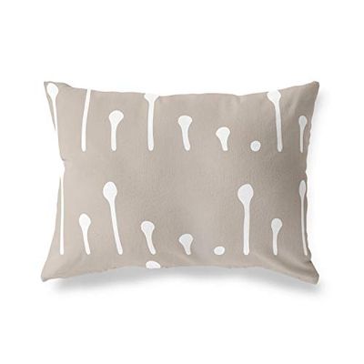 BonaMaison Pattern Casuale Fodera per Cuscino Cotone e Copricuscini Federa per Divano Casa Soggiorno Camera da Letto Decorazione Interni ed Esterni, 45x60 Cm - Progettata e Prodotta in Turchia