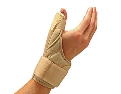 Rekordsan Soporte Con Bandillas Ambidiestro Pulgar Color Beige Talla 1-1 unidad