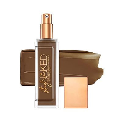 Urban Decay Stay Naked Makeup, Breathable Liquid Foundation with Matte Finish & Medium Coverage, Up to 24 Hour Wear, Vegan Formula, Shade: 80NN, 30ml