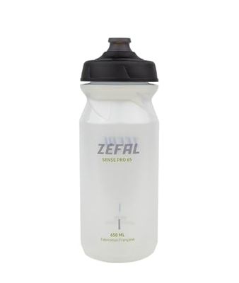 ZEFAL Sense Pro Fietsfles, transparant, 650 ml, 79 g, gemaakt in Frankrijk
