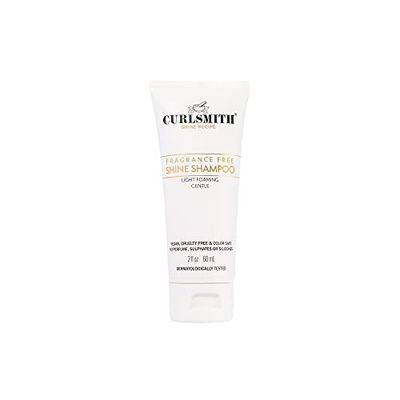 Curlsmith - Shine Shampoo, Gentle, Sensitive, Fragrance Free Cleanser for All Curl and Hair Types, Vegan (59ml)