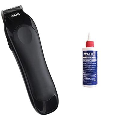 Wahl Mini Pro Cordless Trimmer, Men’s Beard Trimmer, Mini Hair Trimmers for Men & Clipper Oil, Blade Oil for Hair Clippers, Beard Trimmers and Shavers, Lubricating Oils for Clippers