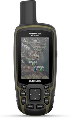 Garmin GPSMAP 65s localizzatore GPS Personale Nero 16 GB GPSMAP 65s, TFT, 6,6 cm (2.6"), 36 x 55 mm, 160 x 240 Pixel, 65536 Colori, 16 GB