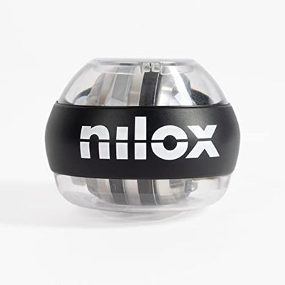Nilox, Powerball 250 Classic Gyroscoopbal voor vingers, polsen en armen, ter versterking van de grijpkracht, revalidatieoefeningen