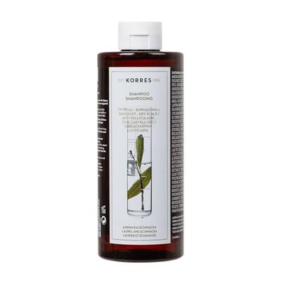 KORRES Laurel & Echinacea Anti-Dandruff Shampoo, Silicone and Paraben Free, 400 ml