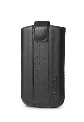 Valenta Pocket Perfo 01 mobiltelefonficka för Apple iPhone 3G/Samsung 360 H1 svart