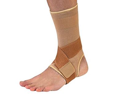 Rekordsan Tobillera Elástica A Doble Fuerza Color Beige Talla 4-1 unidad