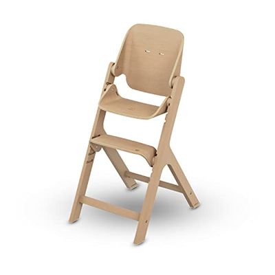 Maxi-Cosi Nesta Trona bebe evolutiva, trona reclinable compatible con accesorios para un uso desde el nacimiento hasta 110 kg, varias posibilidades de uso, color madera natural